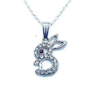 Bunny Necklace Rhinestone